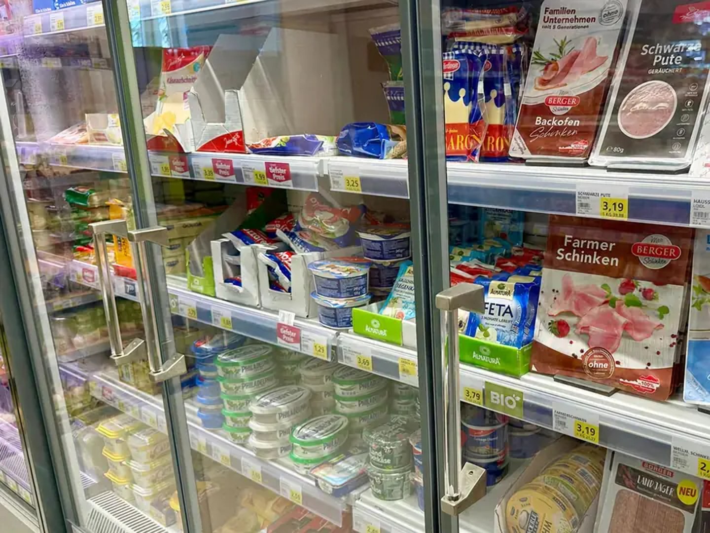 Molkereiprodukte im Glückstreff